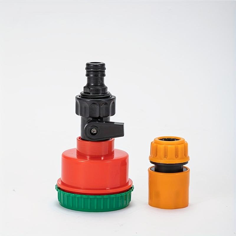 1 Stück Verstellbarer Hand-Gartenbewässerungssprüher mit 4 separaten Wasseranschlüssen, geeignet für Gewächshaus-Setzlinge, Blumen, Baumschulpflanzenbewässerung