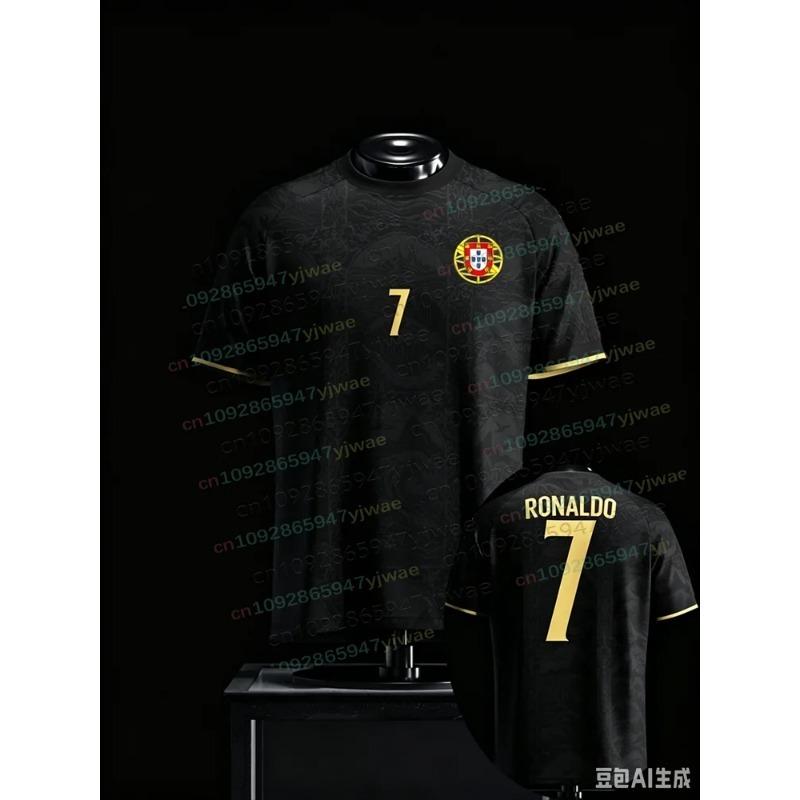 2026 Special Edition Ronaldo No.7 Football Jersey Women Men Sportwear Harajuku Summer Portugal Flag Print Men's Soccer Tshirt