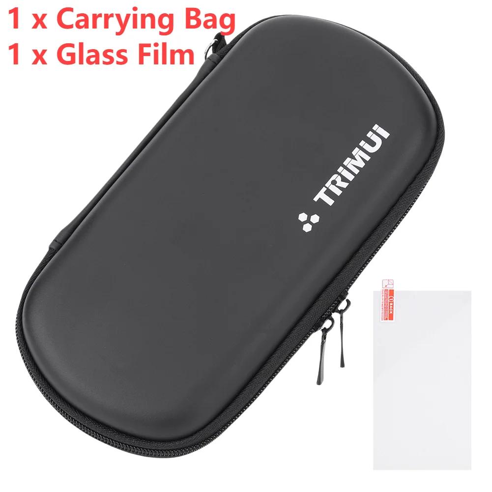 Für Trimui Smart Pro Spielekonsole EVA Hartschalen-Tragetasche mit gehärtetem Glasfolie EVA Schutzhülle Wasserdichte Aufbewahrungstasche