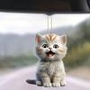 Acrylic Plush Kitten Rearview Mirror Decoration
