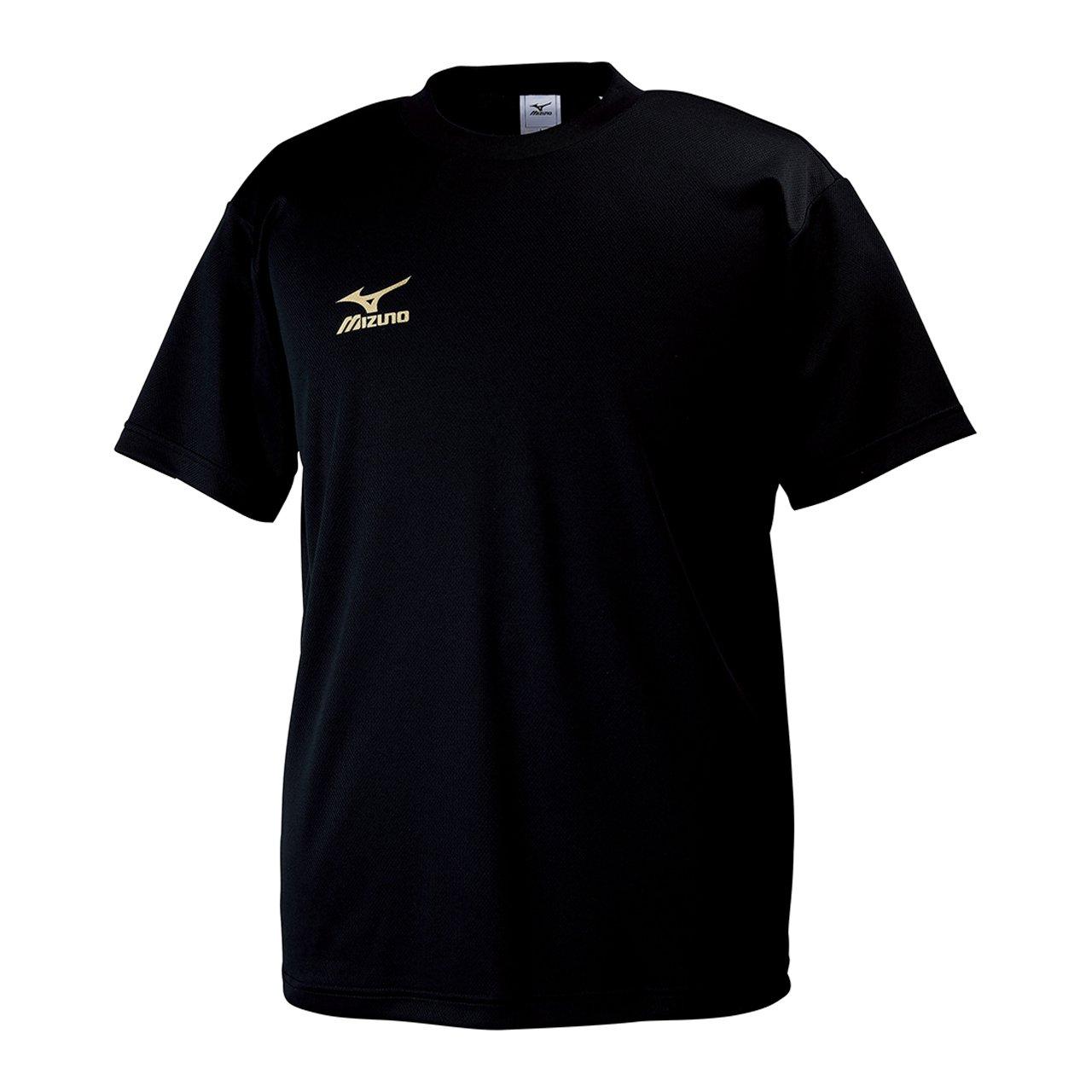 

Mizuno Fitness Size M to Japanese size Shirt, 32JA6152, Men s, Black, (equivalent M) чёрный