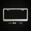 1/2Pcs 31*16cm Car Bling Crystal License Plate Frame Women Rhinestone License Plate Frame Cover Holder Car Accessories