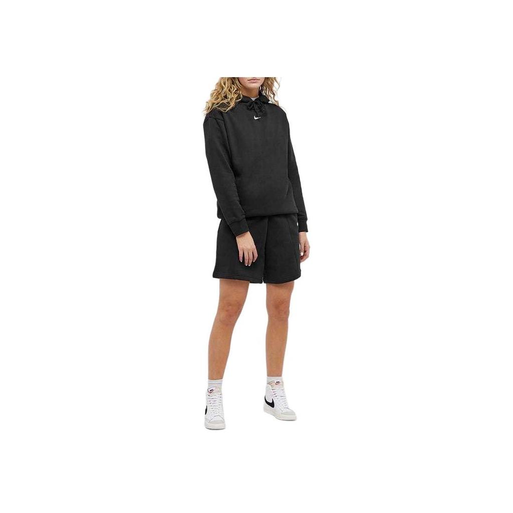 Nike Solid Color Lace-Up Casual Shorts Women Shorts Black DM6123-010