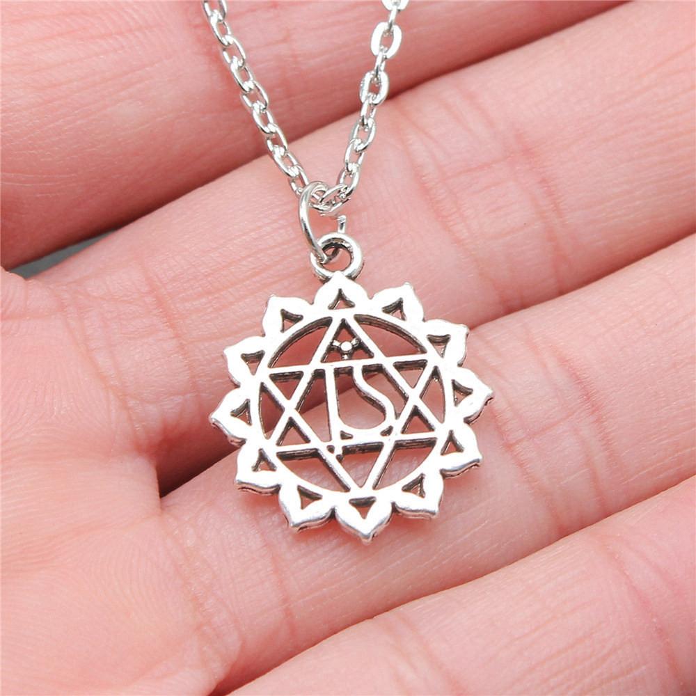 OM Jógový náhrdelník na krk 43cm řetízek Dámské šperky Plážové Boho věci