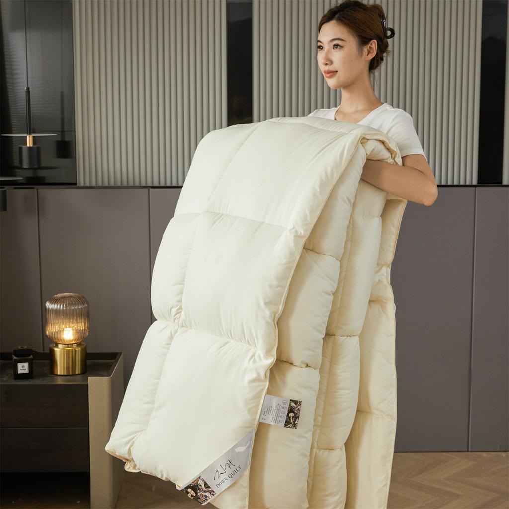 Luxury Hotel Style Duvet Quilt - Premium Hollow fibre Filling | Soft Machine Washable All Season Bedding Single Double King Super King