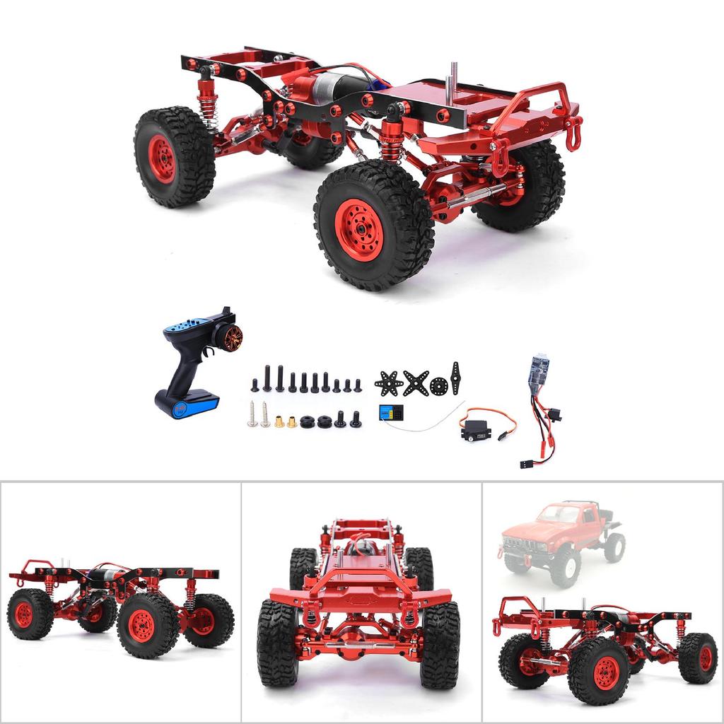 Car Frame Upgrade Part with Electronic Devices Fit for WPL C24 C14 1 16 RC Car