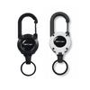 Premium Retractable Reel 60cm Reinforced for and Outdoor Activities [jimii Product] Keychain, Carabiner-style Keychain, Wire, Small, Multifunctional,