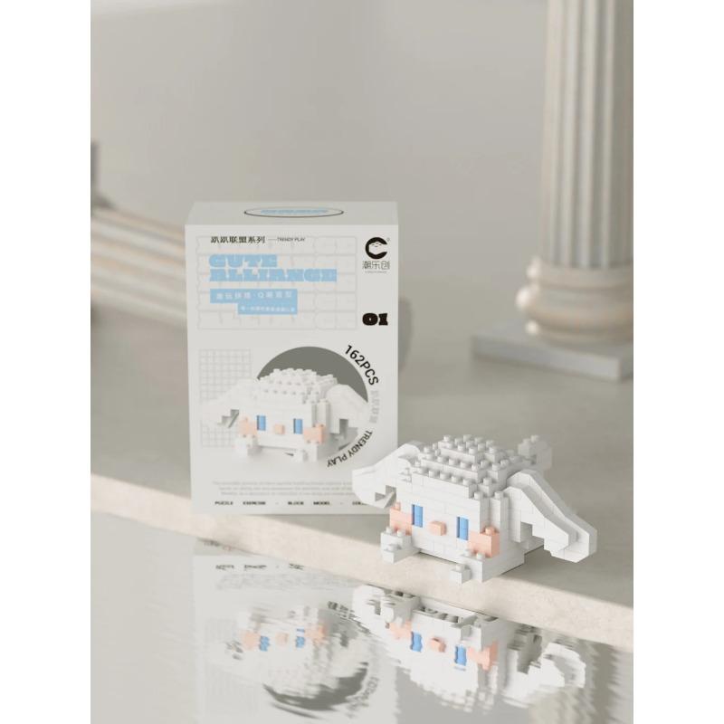 MINISO Cartoon Ornaments Micro Building Blocks Action Figures Nano Blocks Disney Sanrio Kids Toys Christmas Birthdays Gifs