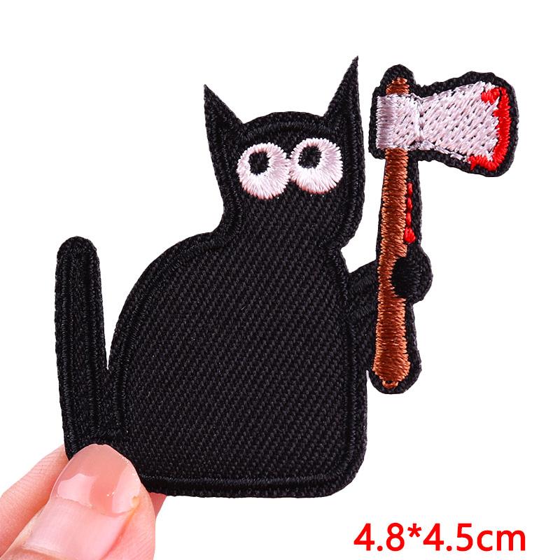 NEW Cartoon Animal Embroidered Patches Goose Frog Cat Patch Iron On Patches For Clothing Hats Jackets Backpack Embroidery Badges