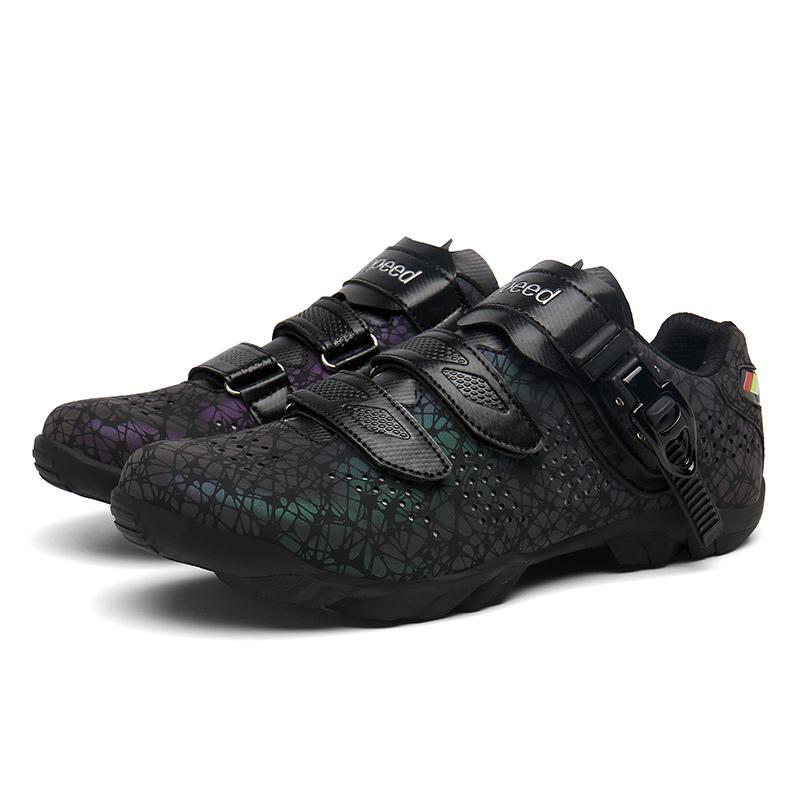 Dual-Use Professional Cycling Shoes for Men & Women - Road & Mountain Bike Racing with Hard Sole