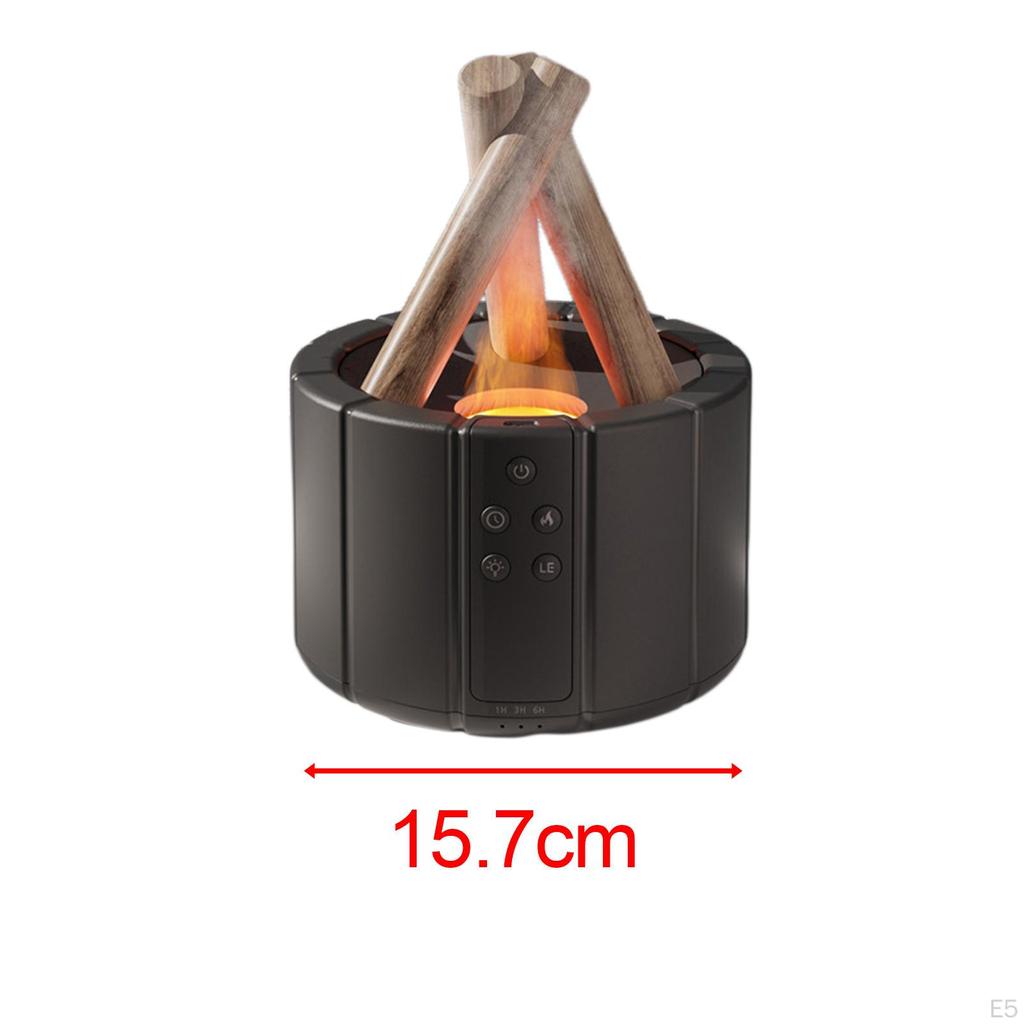 Flame Diffuser Humidifier Electric Aroma 250ml Essential Oil Air for