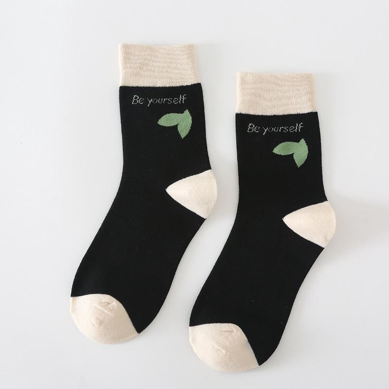 5/10 Pairs Women Double Layer Octagonal Flower Rabbit Wool Socks Autumn Winter Retro Coarse Knit Socks
