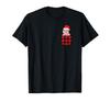 Christmas In the Chest Pocket Naked Mole Rat Cute Christmas Mouse T-Shirt