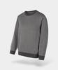 BIRBANTE Soft Washable Two-Tone Round Knit - Grey