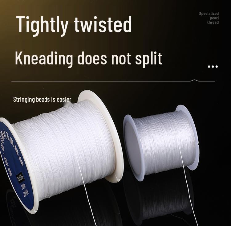 Japońska nić perłowa: Odporny na zużycie sznurek jubilerski do ręcznie tkanych naszyjników i bransoletek