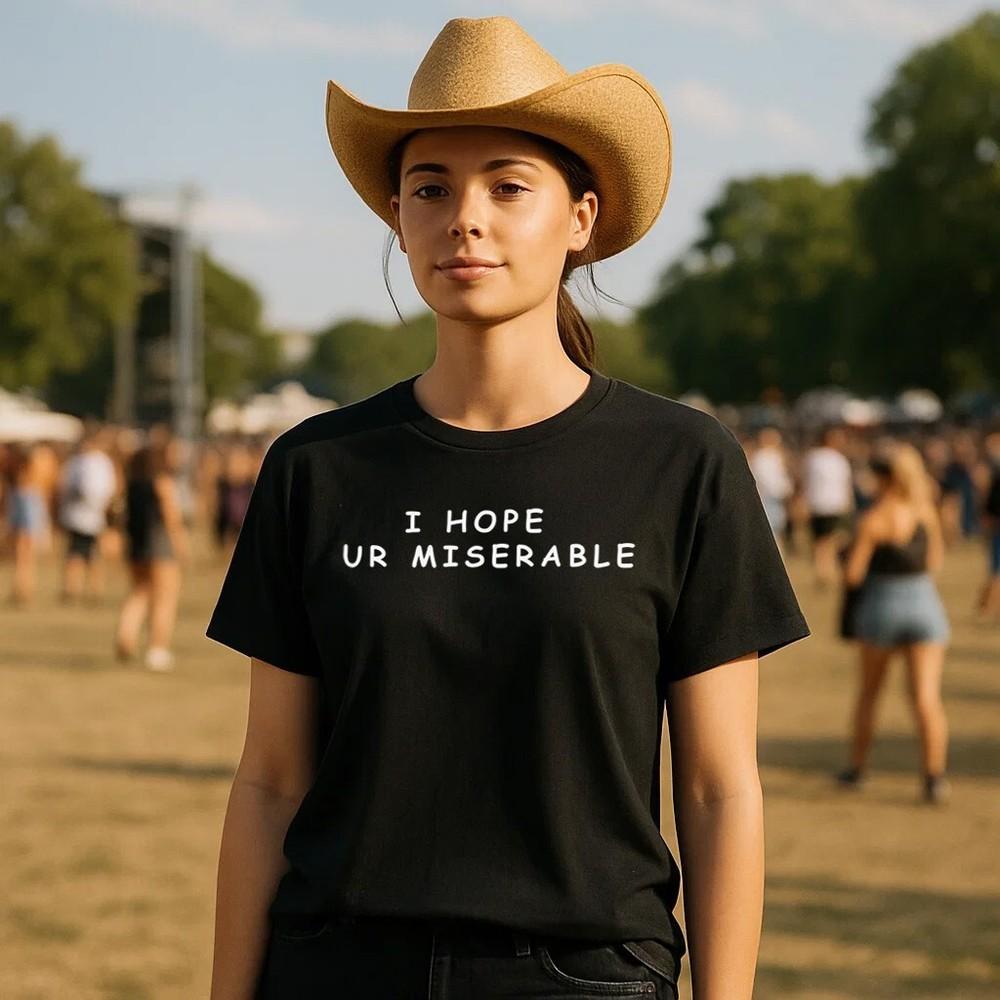 

I Hope Ur Miserable T-Shirt Womens Girls Kids Music Olivia Rodrigo Tour Tee Gift XL