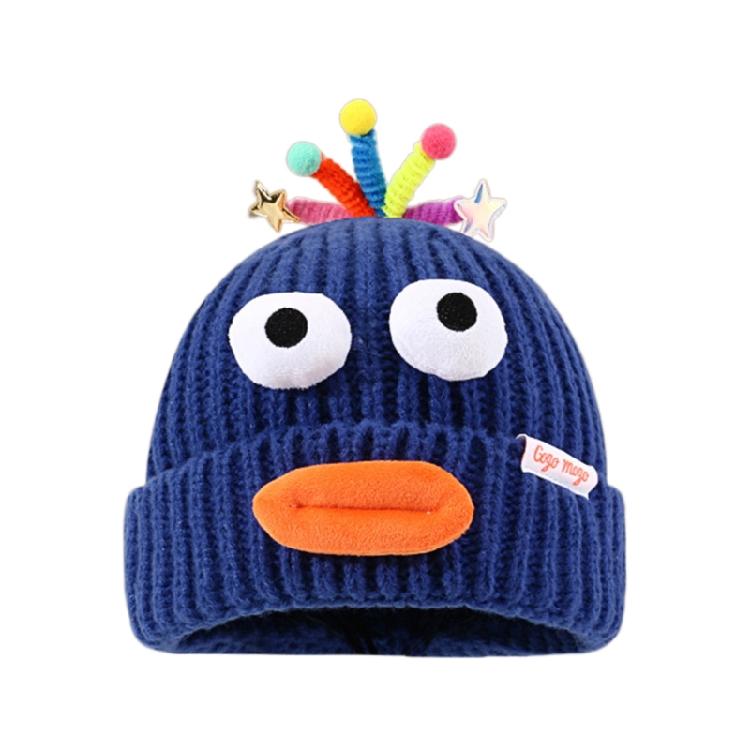 

Slouchy Funny Clown Beanies Winter Warm Skull Cap Knitted Beanie Accessories сапфіровий