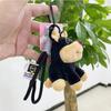 Cute Plush Bee Bag Charm Keychain Soft And Fluffy Adorable Gift For Girls Kids And