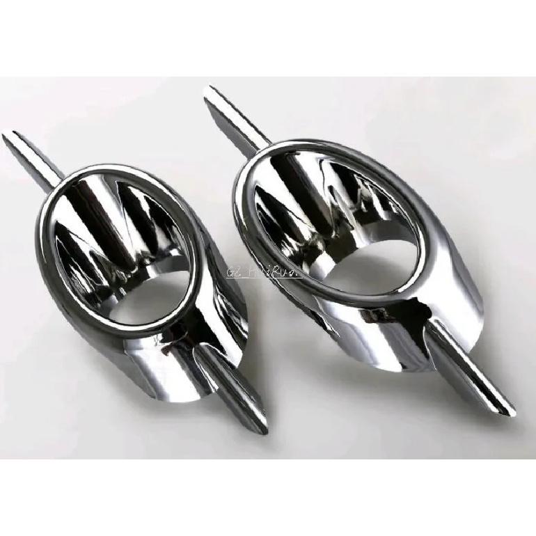 2pcs ABS Chromed Front Fog Lamp Cover Trim For Chevrolet Cruze 2009 2010 2011 2012 2013 2014 2015