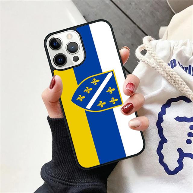 Bosnia and Herzegovina Flag Phone Case Cover For iPhone 17 Air 15 16 14 13 12 Pro Max 11 Pro Max Plus Coque Shell