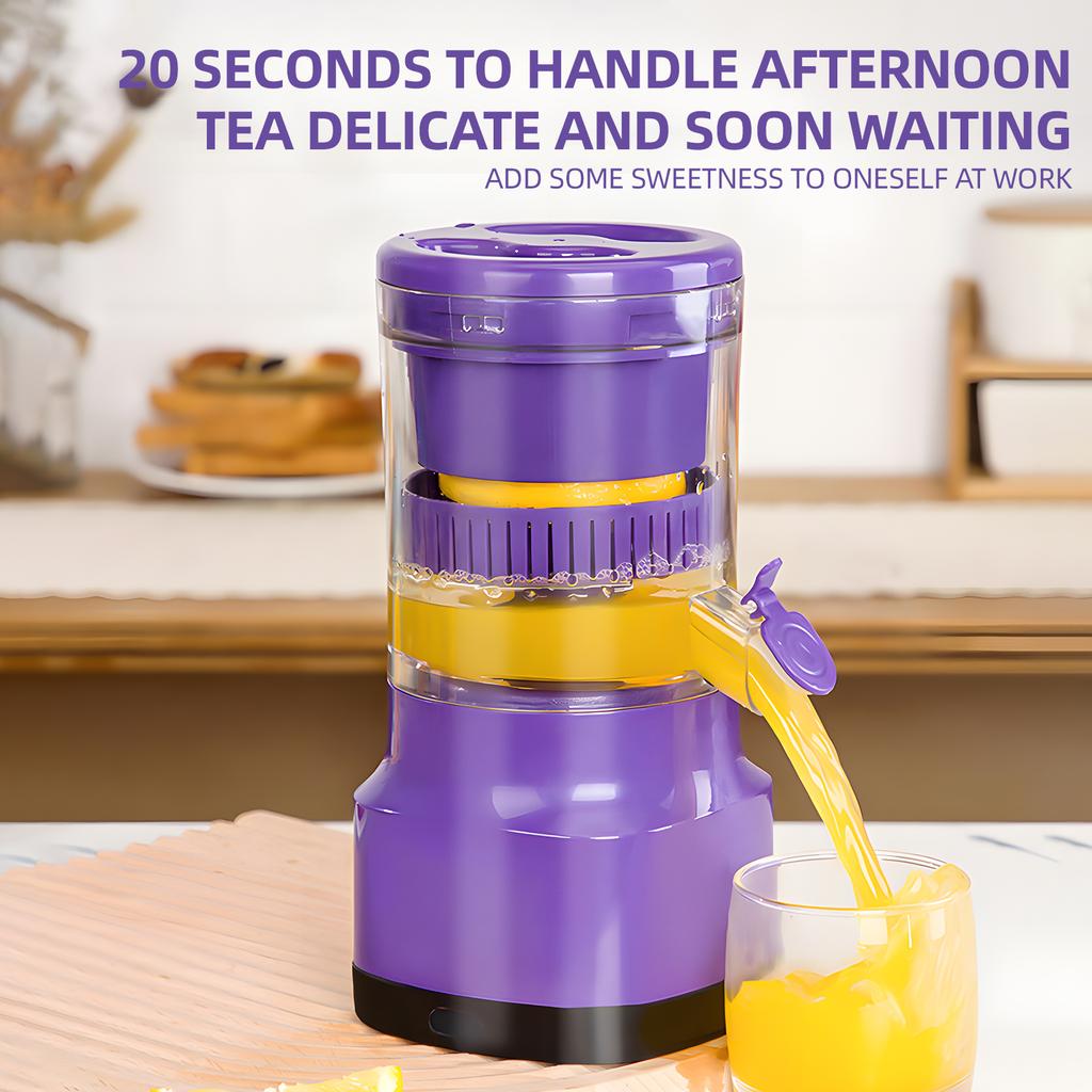 Spremiagrumi elettrico USB ricaricabile ad alta resa di succo, spremiagrumi automatico senza fili