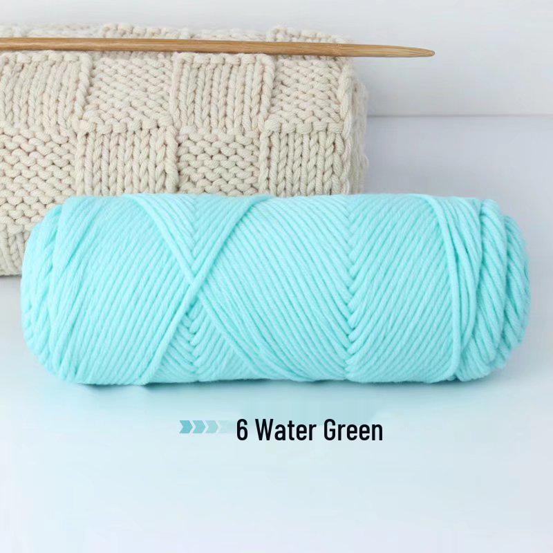 8-Strand Lover's Cotton Wool Yarn for Handmade Knitting: Soft DIY Scarf or Hat Acrylic Yarn