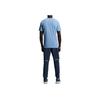 On Run Round Neck Comfortable Casual Short Sleeve T-Shirt Men Tops Light-Gray Blue 1ME30370732