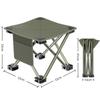 Ultra Lightweight Portable Hiking Campstool Foldable Fishing Stool Camping Picnic Stool Durable Sturdy Folding Chairs with Storage Pocket Outdoor Gear