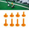 8Pcs Golf Tees Replacement Training Driving Range Tees Stable Ball Holder Practice Rubber Golf Tees Holder Enduring