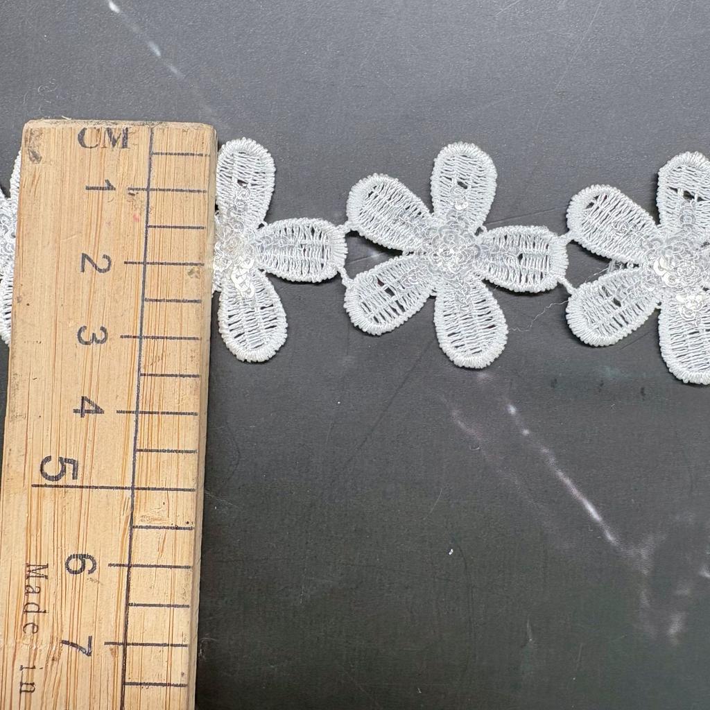 Bekleidungszubehör Zuhause Damenunterwäsche Lolita Schleifenzubehör Hohl Polyester Stickerei Spitze Perlenspitze