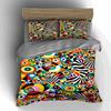 Colorato. Geometrico. Astratto. Biancheria da letto Set copripiumino Copripiumini Federe regali (1 * Copripiumino 2 * Federe, senza piumino)