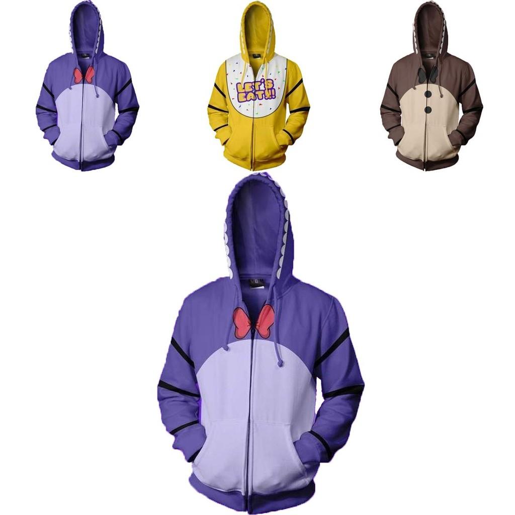 Premium Five Nights At Freddy's Fnaf Cosplay Costume Hoodie With Vibrant Pattern