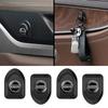 Fashion Mini Car Hooks Black Plastic Self Adhesive Invisible Hooks For Nissan Tiida Teana Skyline Juke X-trail Car Accessories