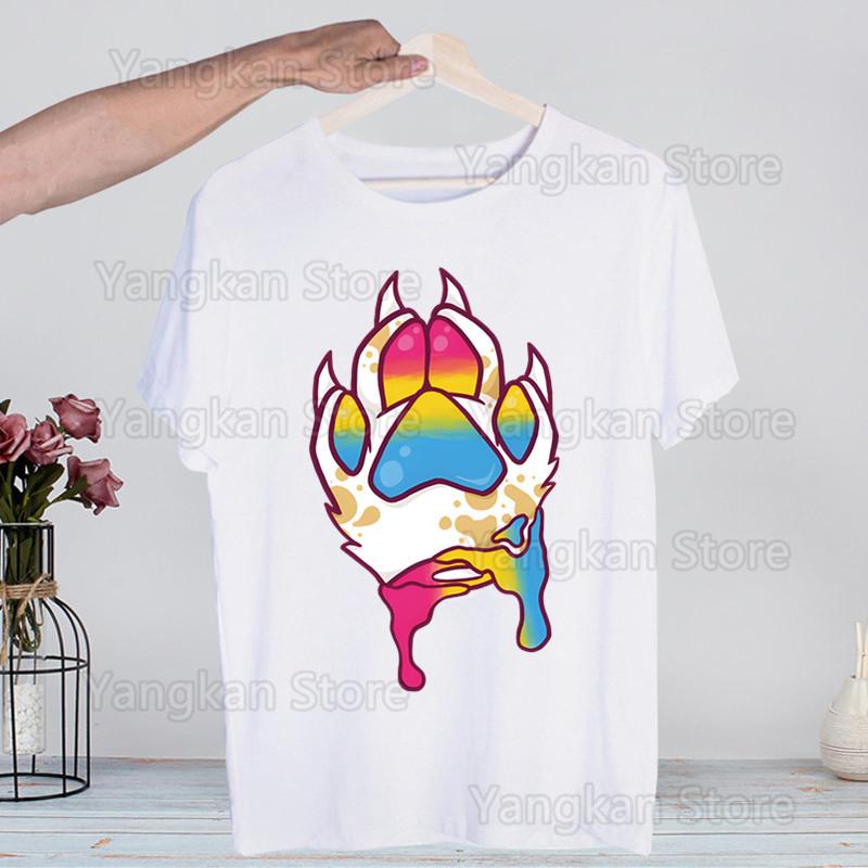 Meme Funny Fur Furry Cute T-Shirt  Unisex Unisex Anime Cartoon Design  Unisex Tee Shirt Homme Summer Tops Short Sleeve Vintage Style Shirt
