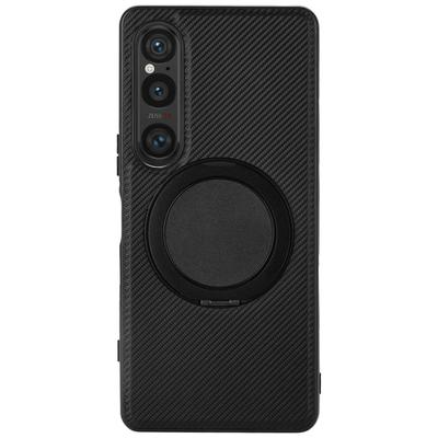 VILI TCY Series pro Sony Xperia 1 VI Magnetický kryt na telefon s kroužkovým stojánkem PC+TPU zadní kryt