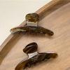 MOYAN ACC Large Acetate Amber Claw Clip Maillard Elegant French Handmade Woodland Hair Shark Clip For Women Back Of Head