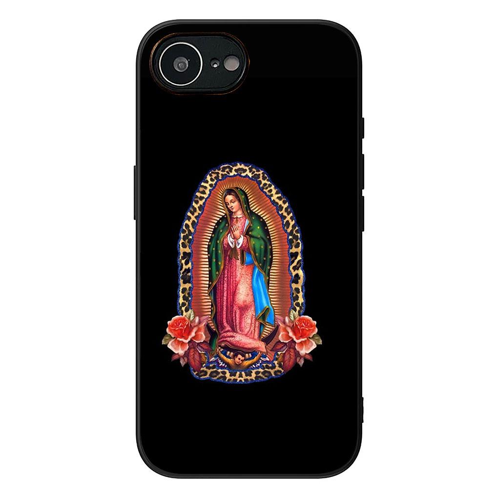 Phone Cover for Apple iPhone 17 16 14 15 Pro Max Plus 15+ 16E XR ProMax Air 16+ Casing Flexible Case Virgen de Guadalupe