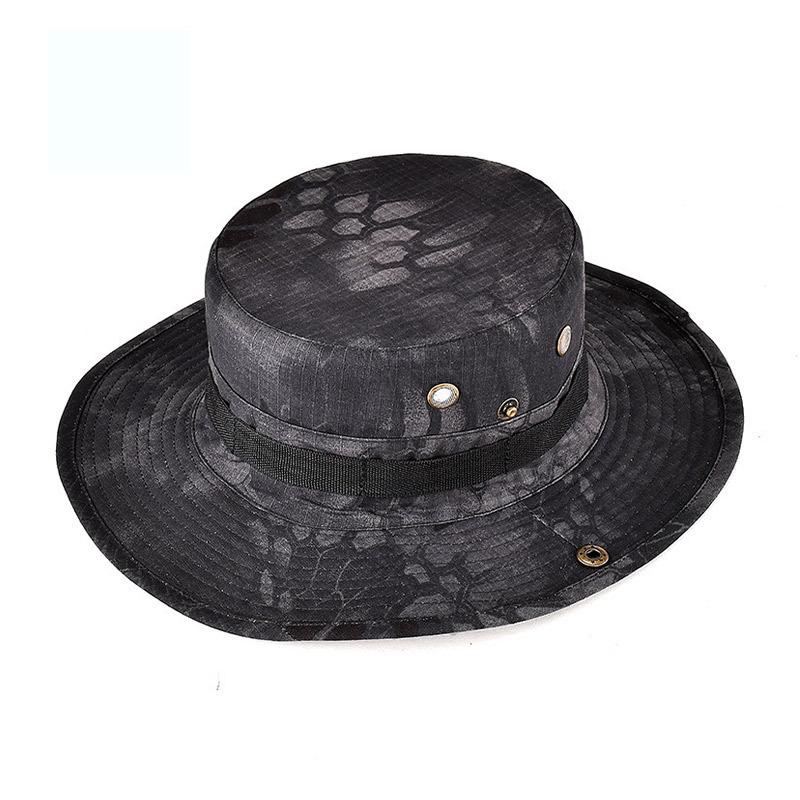 Camouflage Sun Protection Set: Windproof Fisherman Hat & Cycling Balaclava for Outdoor Adventures