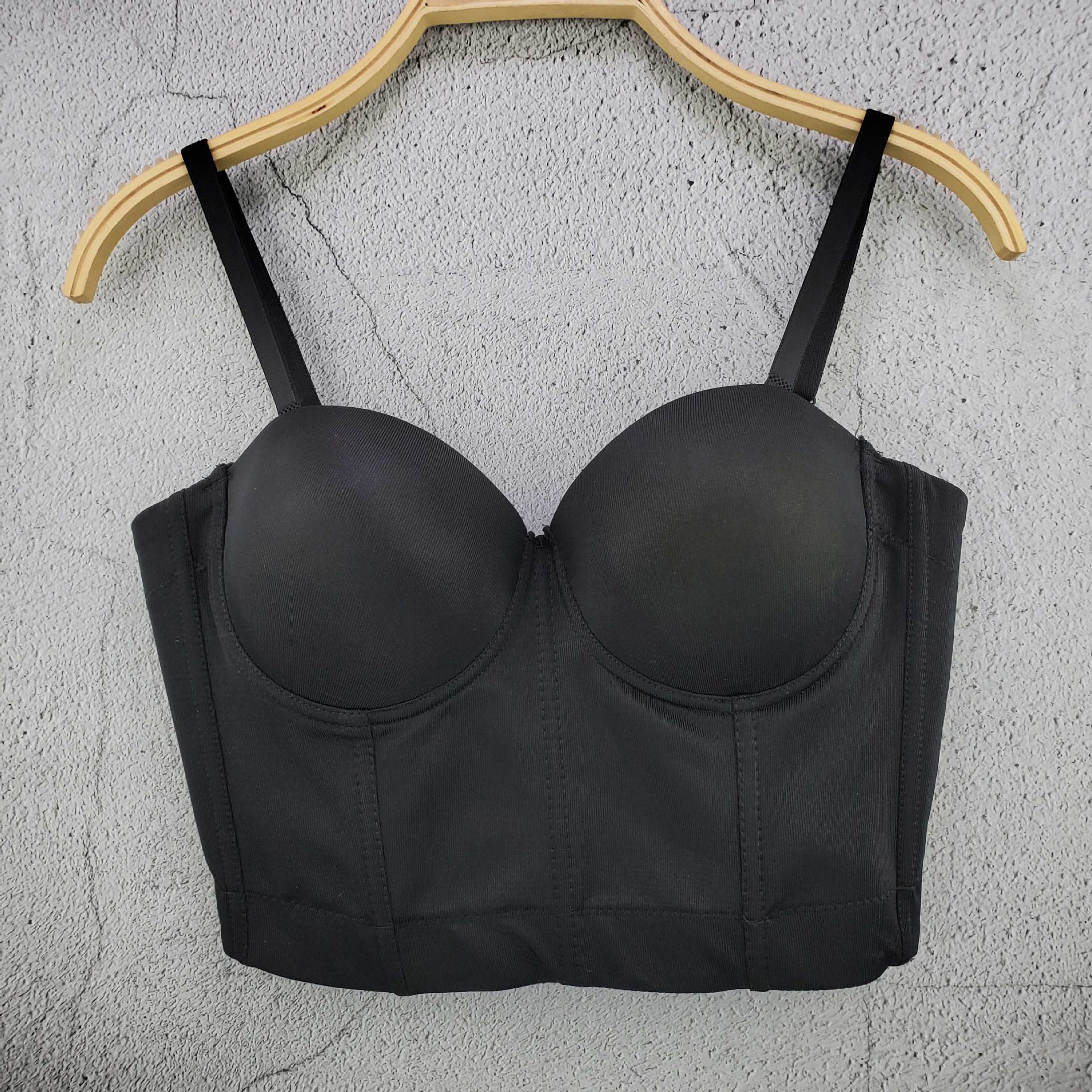 

Трендовий корсет без спинки та бретелей однотонний маленький без бретелей на плечі універсальний для подружки нареченої танцівниці червоний із запахом дихаючий зручний камзол 40/90