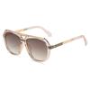 New Fashion Big Frame Sunglasses Men Women Square Metal Retro Vintage Sun Glasses High Quality UV Protection