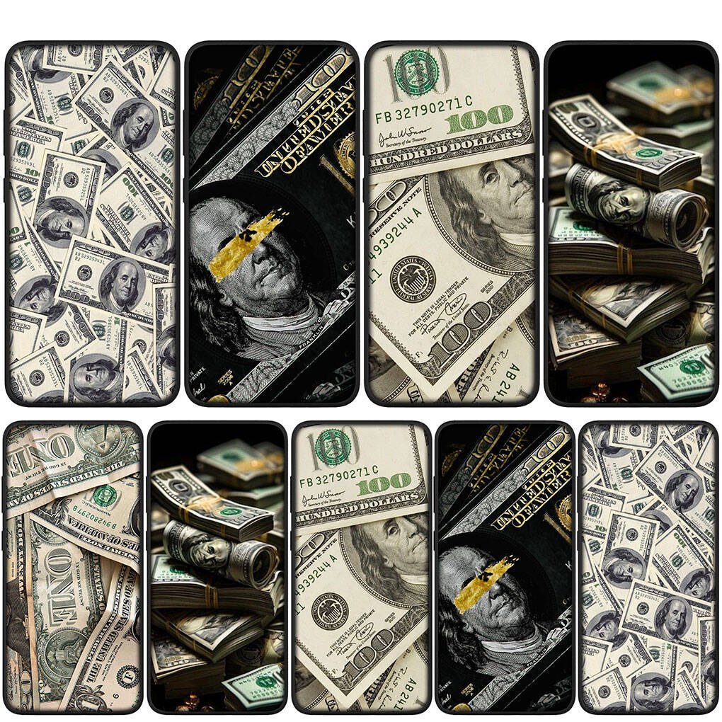 Cover for iPhone 17 16 15 Xiaomi Poco Redmi Note 14 13 12 11 Pro Max 9 16e Samsung Galaxy S25 S24 S23 A06 A16 OPPO Huawei Money 100 Dollars Phone Case