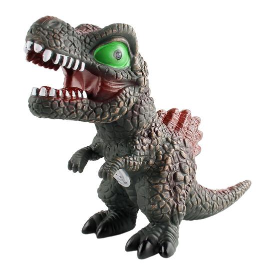 Dinosaur Model with Sound Realistic Stress Relief Soft Rubber Squeeze Dinosaur Figure Collection Model Birthday Gift