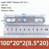 304 Stainless Steel Double Hole Metal Straight Plate Thickened Flat Gasket With Holes Blocking Plate Bolt Accessories