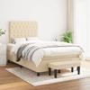 Maison Exclusive - Rete a doghe per letto con materasso Crema 120x200 cm Tessuto