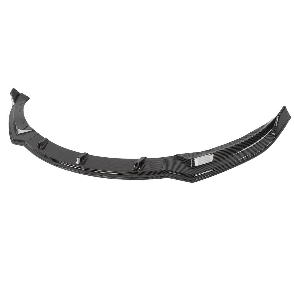 3pcs Front Bumper Lip Spoiler Trim Protection Carbon Fiber Style Replacement for Tesla Model 3