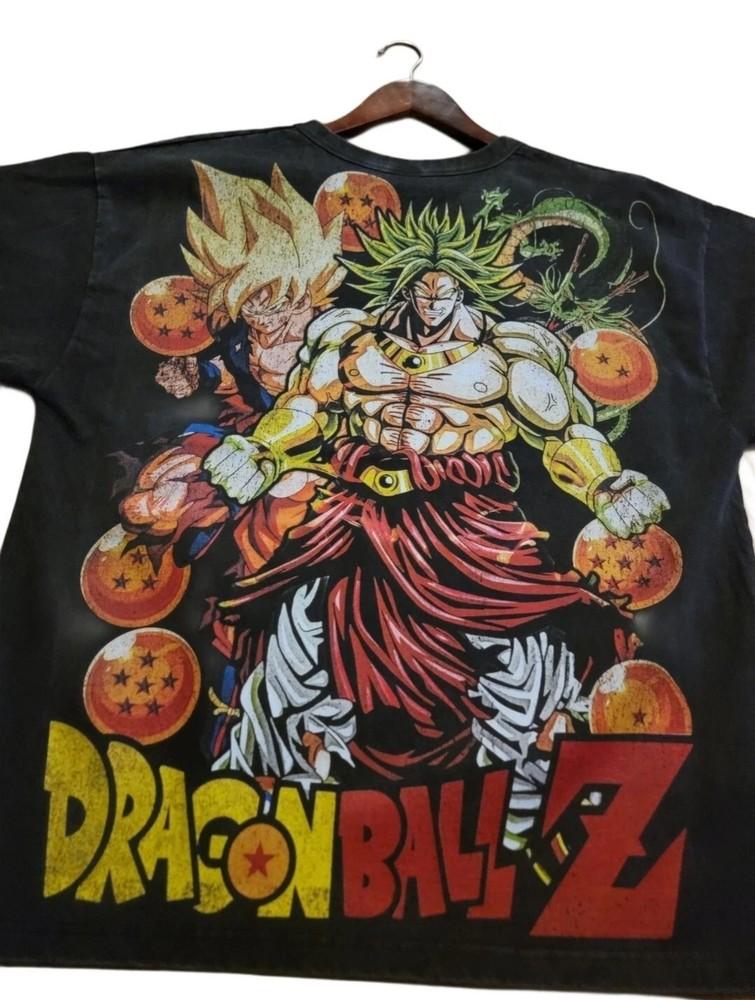 

dragon ball Z t shirt, goku and broly graphic, super saiyan 2 anime lot 3XL