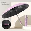 Meidu Automatic 16-Rib Reinforced UV Protection Folding Umbrella
