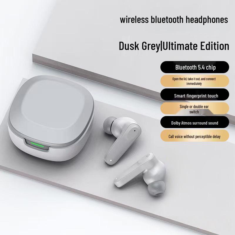 A98 Wireless Bluetooth Earbuds: High-Quality Sound, Long Battery Life, Noise-Cancelling, Low-Latency for Gaming & Sports