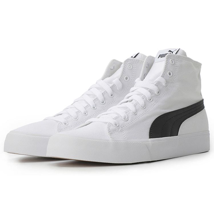 Puma Bari Mid White Black Unisex Sneakers 373891-01