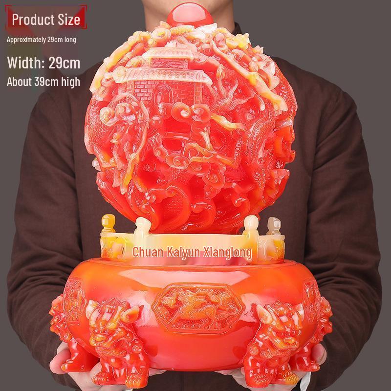 Large Qiankun Ding Ornament: Bestselling Home & Office Decor, Perfect for Housewarming or Company Gifts